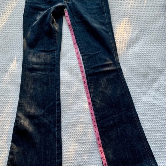 frankie b. women's 27 low rise bootcut jeans - Picture 7 of 9